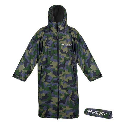 Two Bare Feet Weatherproof Changing Robe & Changing Mat - Green Camo / Charcoal £89.99